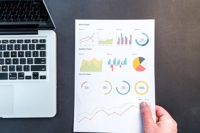 Image of an analytics page